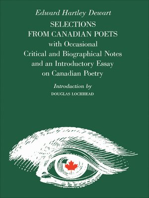 cover image of Selections from Canadian Poets